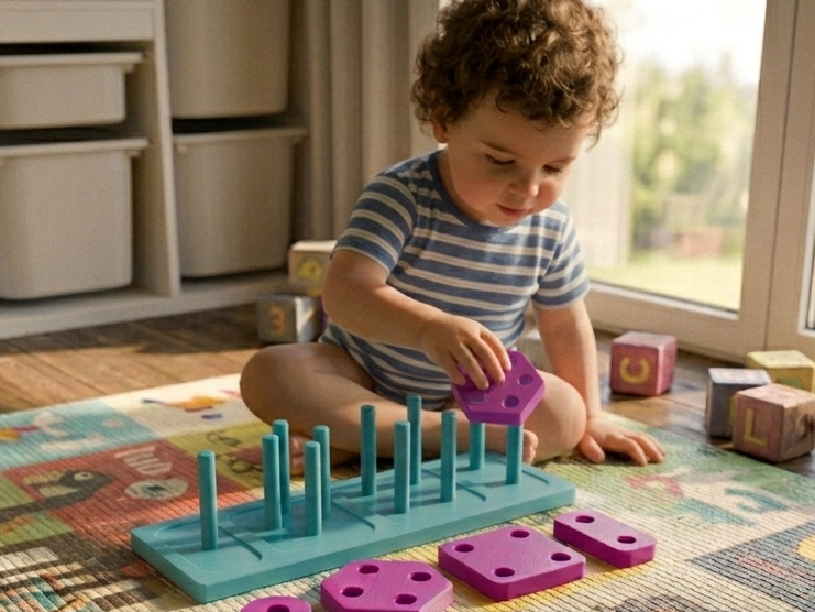 Geometric Shape Sorter Board