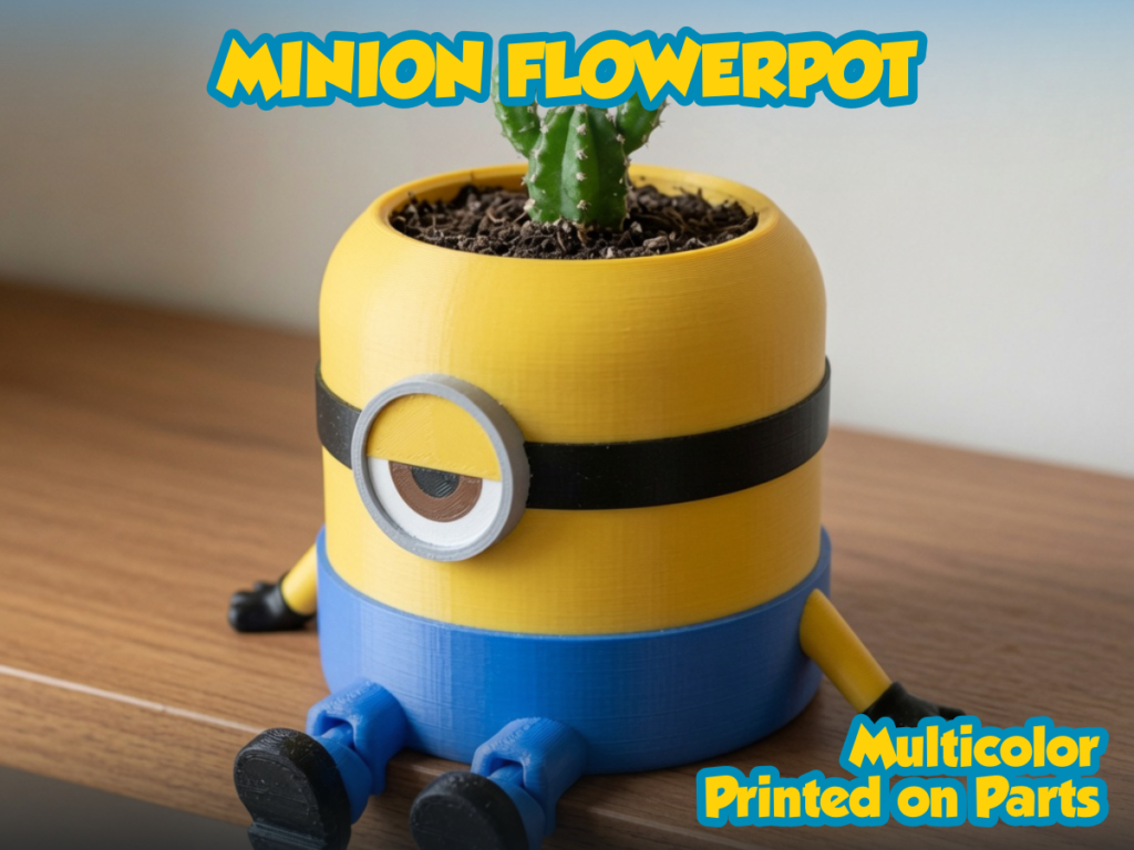 Minion planta, marglit og í hlutum, flexi