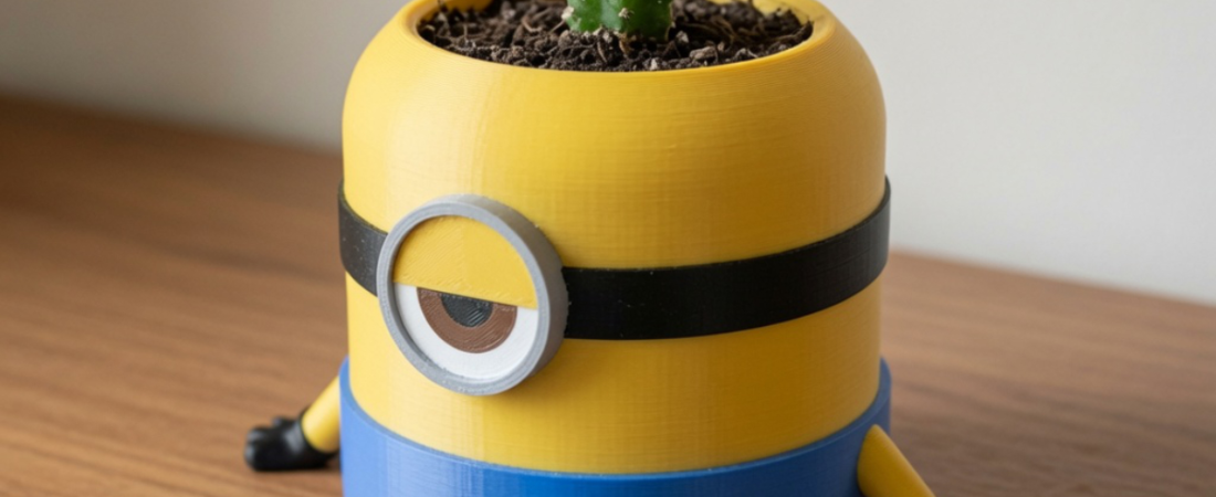 Minion planta, marglit og í hlutum, flexi