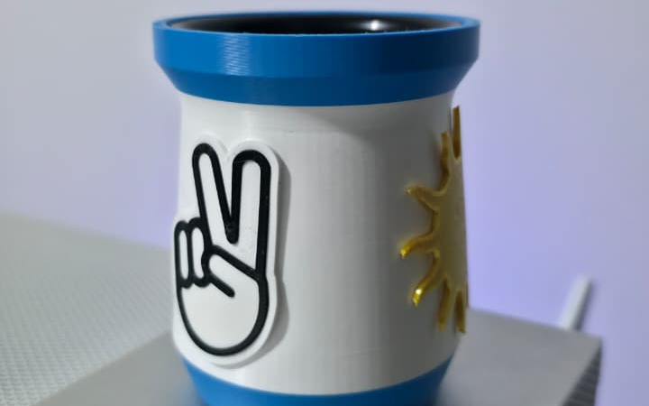 Mate de Perón Stepped Polymer
