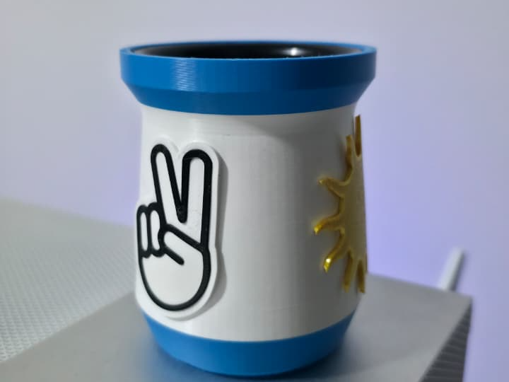 Mate de Perón Stepped Polymer