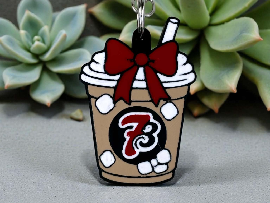 7 Brew Coffee Nail Saver lyklakippa