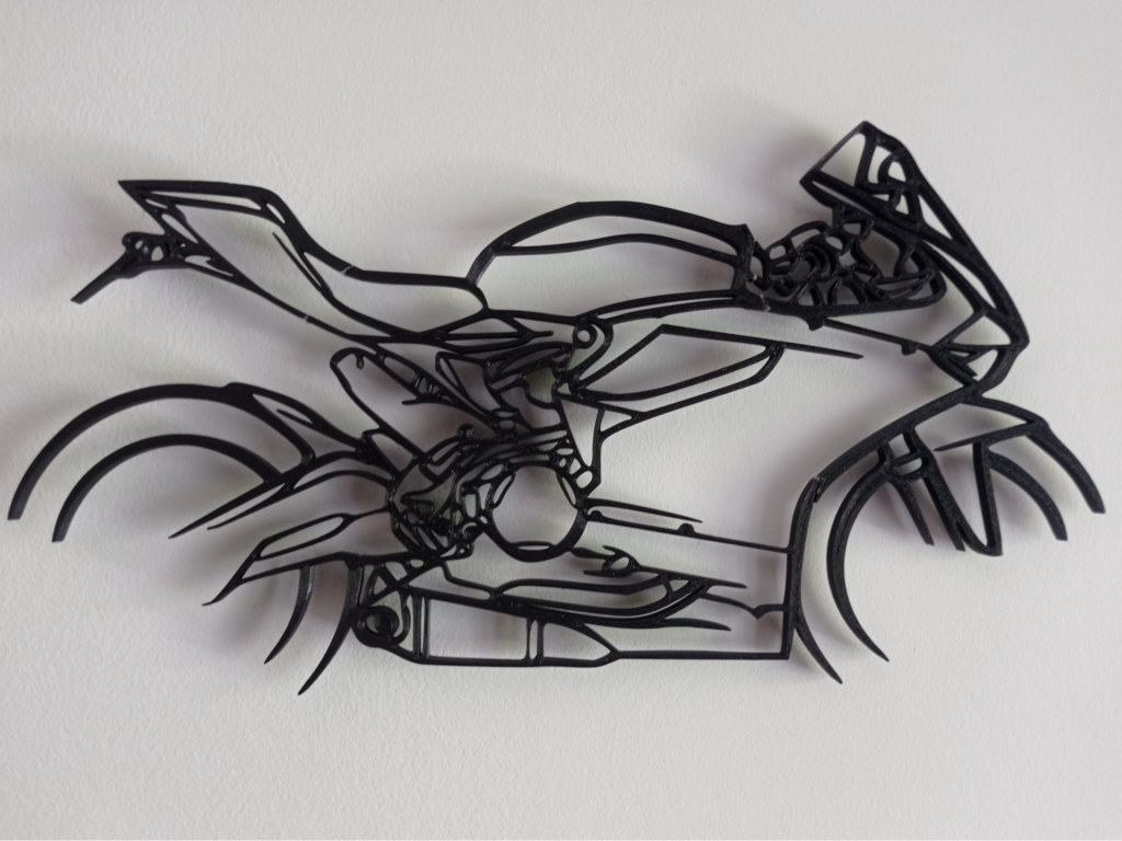 Mótorhjól wall_art 40cm