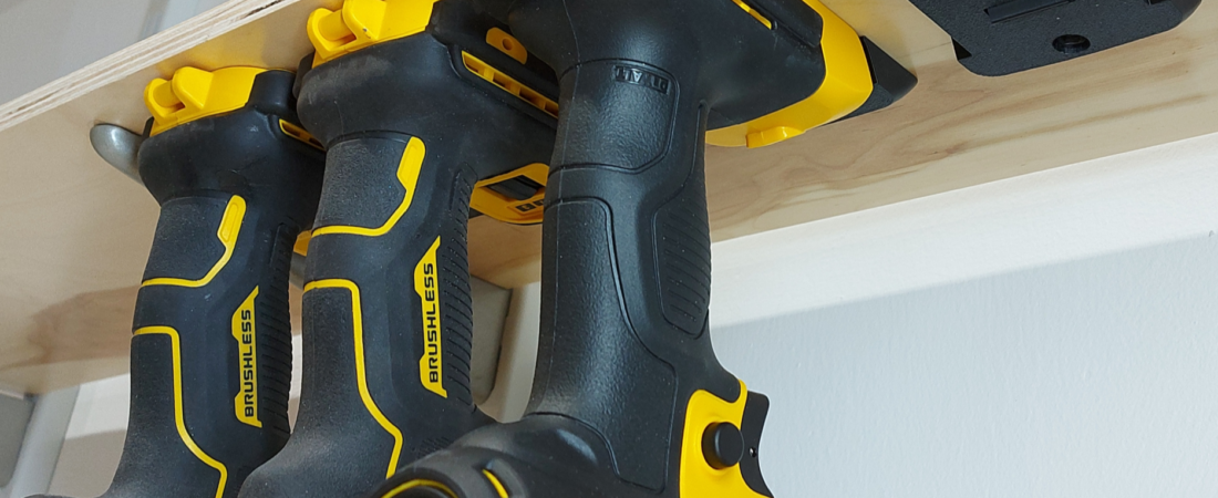 Dewalt 20V verkfærafesting, með klemmu