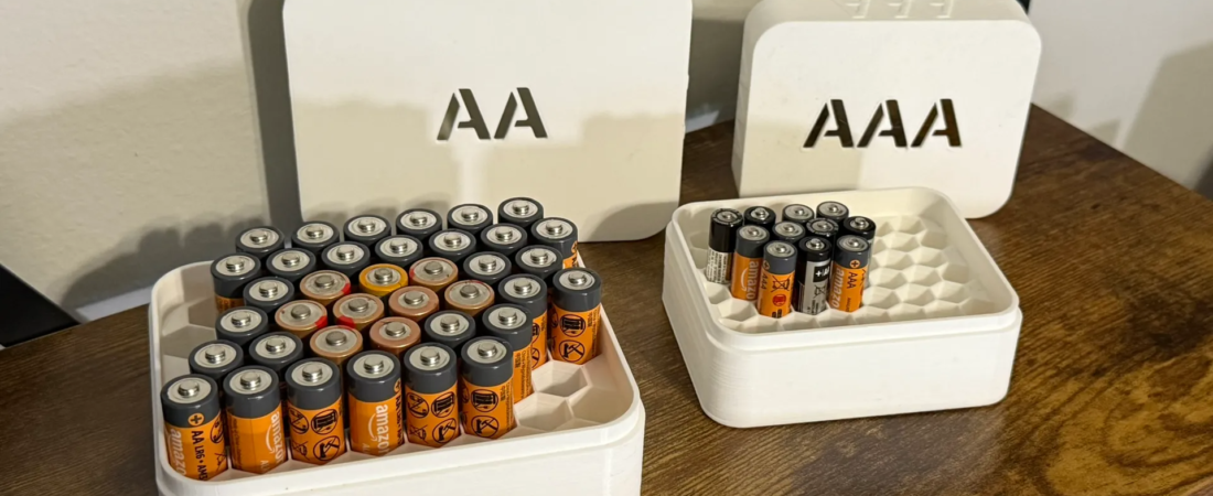 HivePack rafhlöðugeymsla AA / AAA