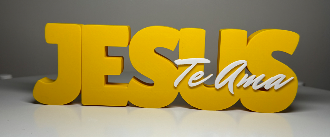 Jesús elskar þig – skrautskilti