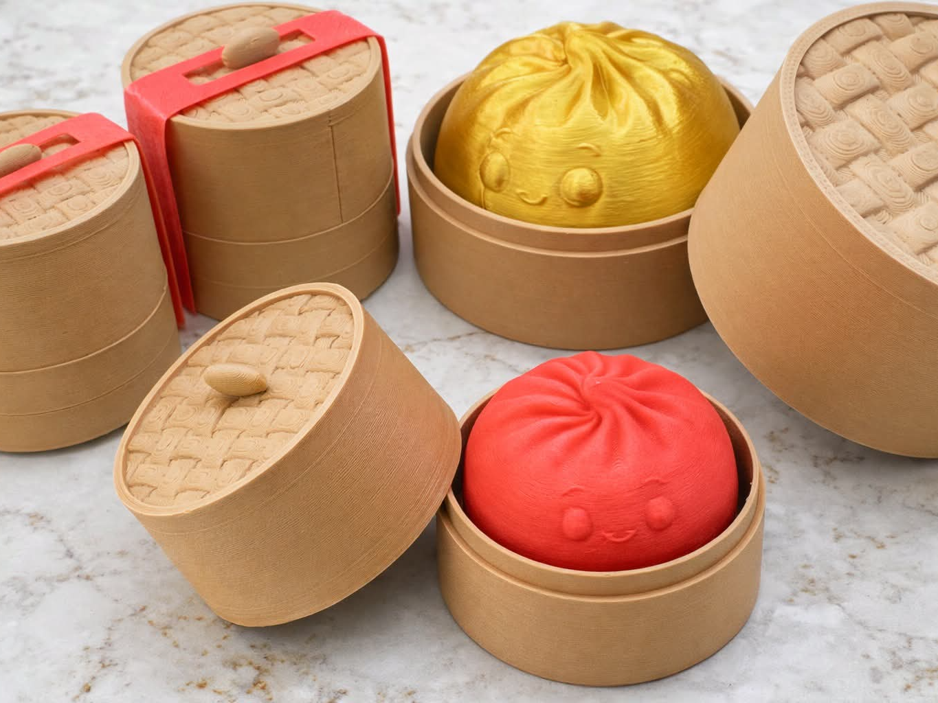 Squishy Dumpling Fidget Clickers Frjáls til sölu