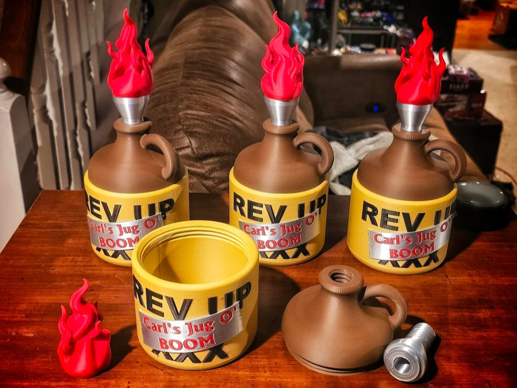 Carl's Jug O' Boom (þú getur sett dót í hana)