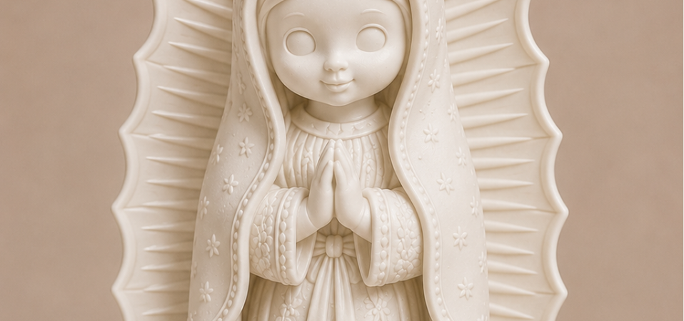 Frúin okkar af Guadalupe Chibi