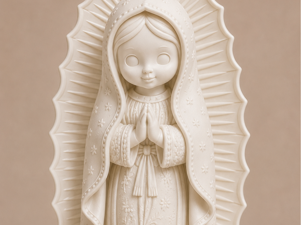 Frúin okkar af Guadalupe Chibi