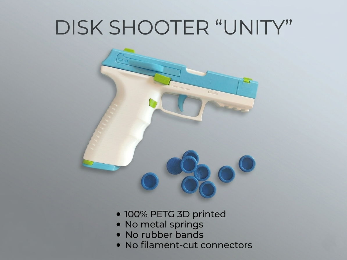 DISKSKOTA „UNITY“ (LEIKFANGSBYSSA)