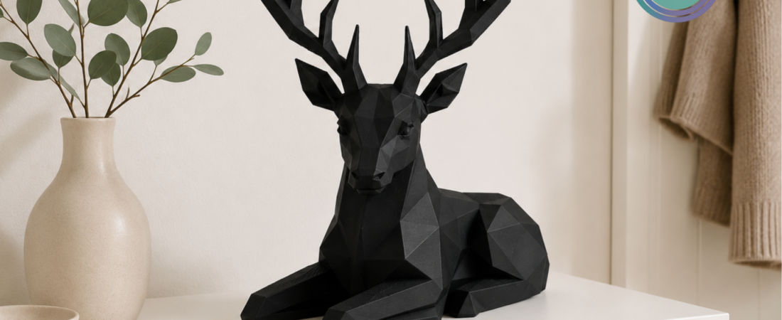 Low Poly – Hirsch “Fjorn” – Ókeypis viðskiptanotkun