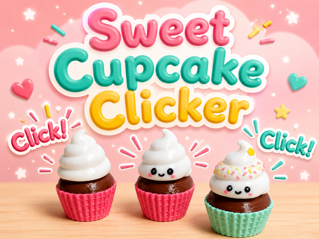 Sætur Cupcake Clicker