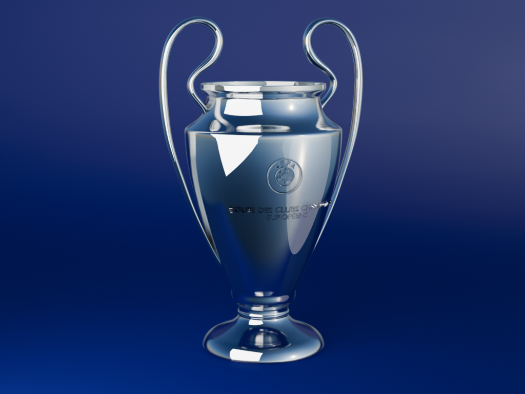 UEFA Champions League Trophy Raunhæf eftirmynd