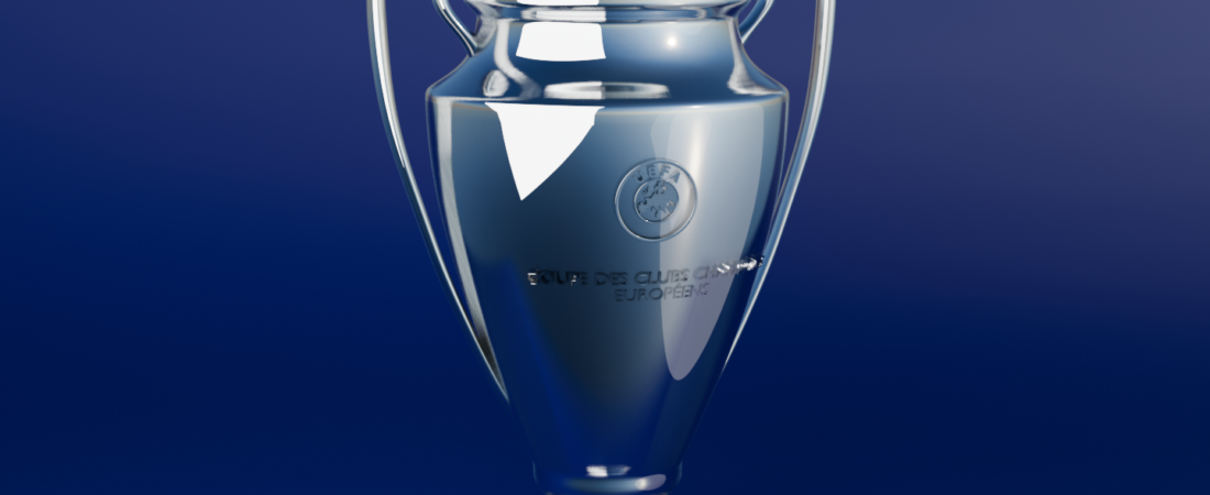 UEFA Champions League Trophy Raunhæf eftirmynd