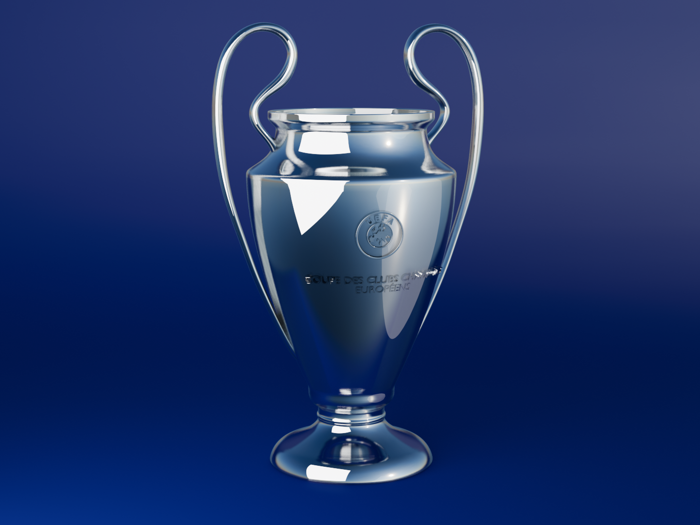 UEFA Champions League Trophy Raunhæf eftirmynd