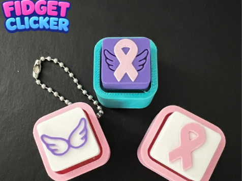 Ribbon fidget clicker | Englavængir