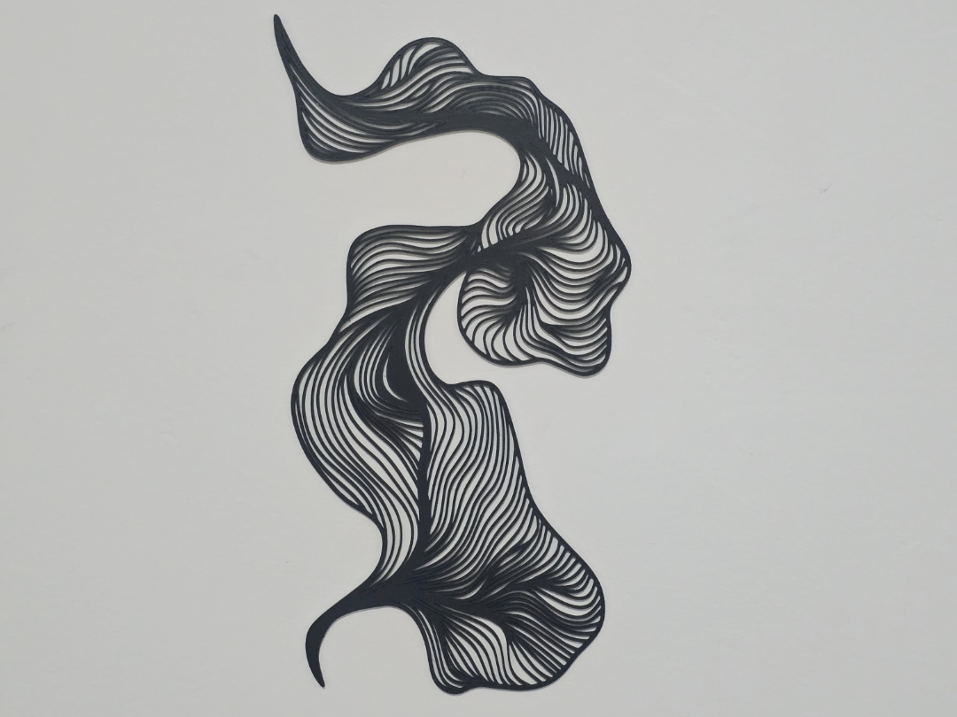 Sinuosity 1 – Vegglist abstrakt vegglist