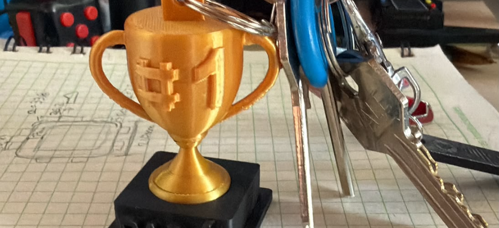 Trophy lyklakippa fyrir föðurdagsgjöf pabba