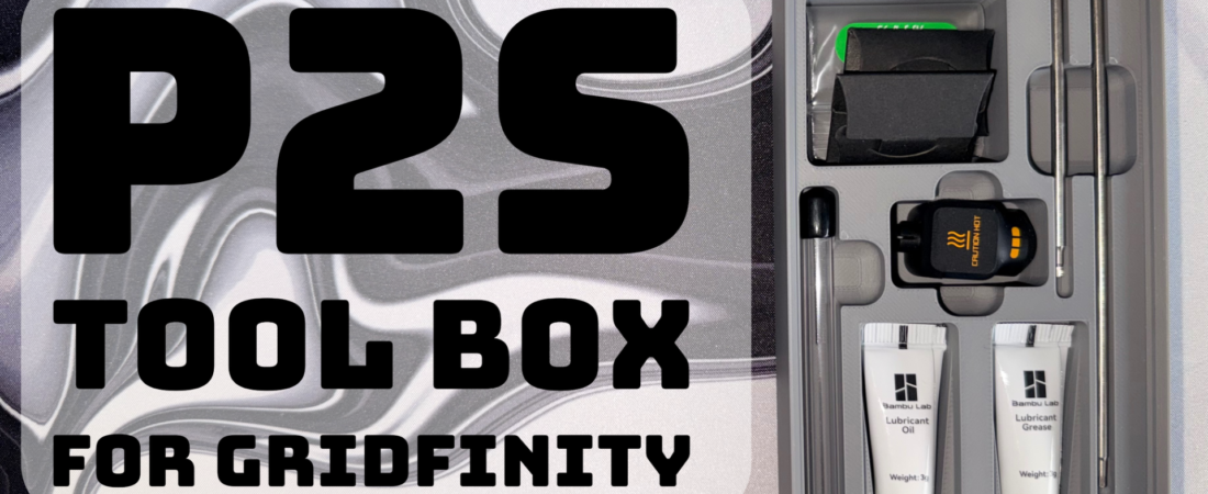 Bambulab P2S Gridfinity verkfærakista