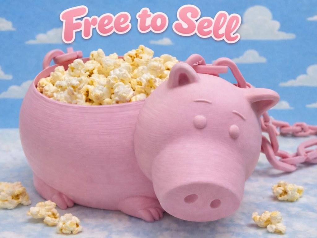 Toy Story Popcorn Bucket pig Skinka