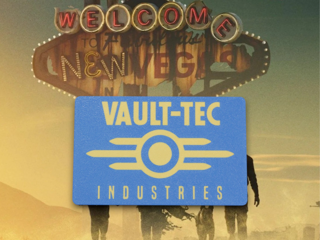 Tap-to-pay Vault-Tec Industries kort