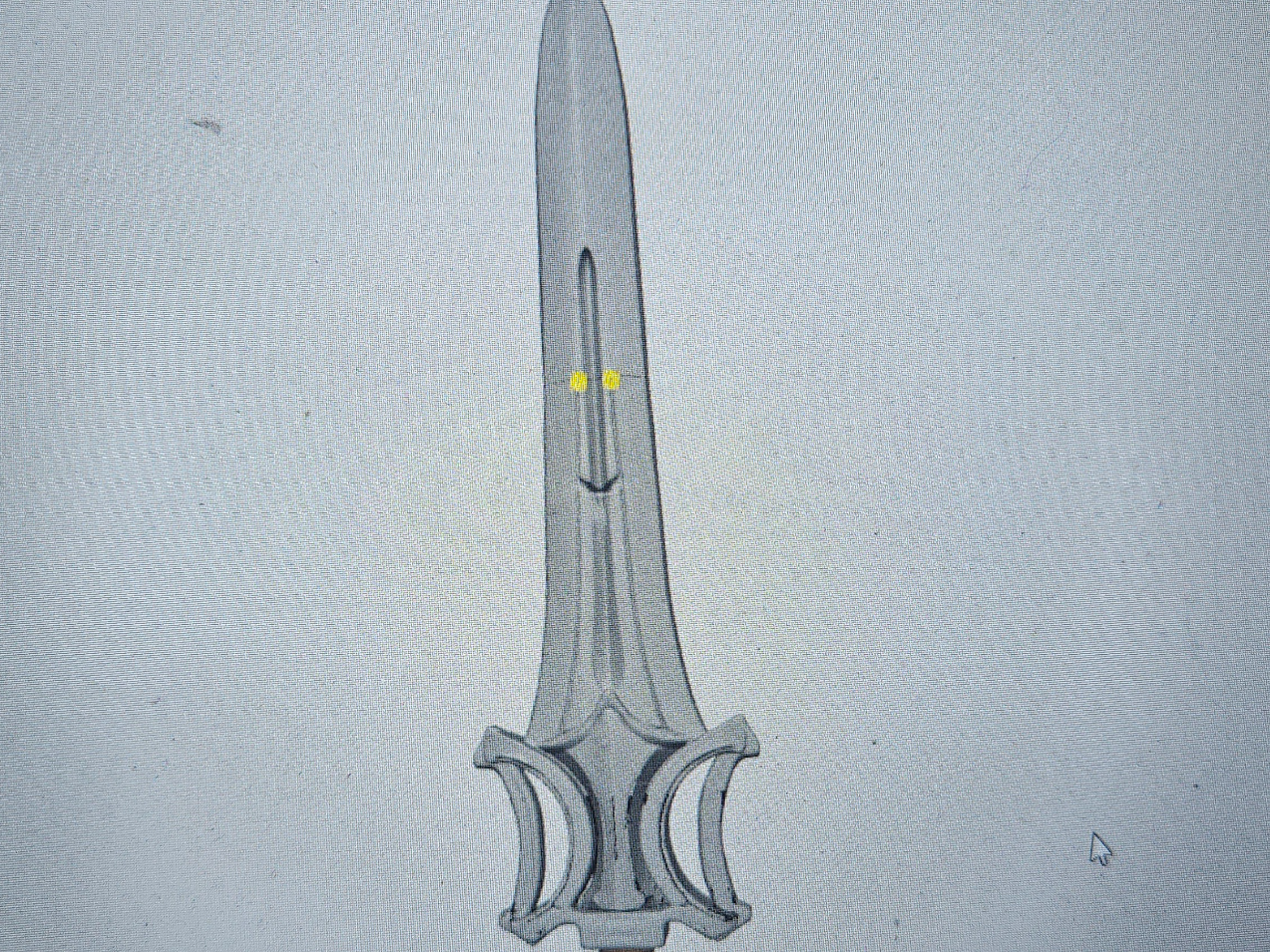 H maður sverð 750 mm