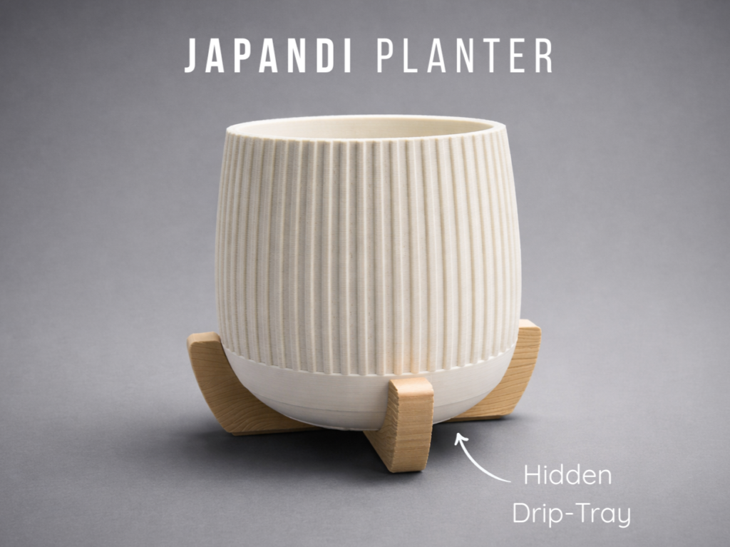 Japandi planta | Falinn dreypibakki + standur