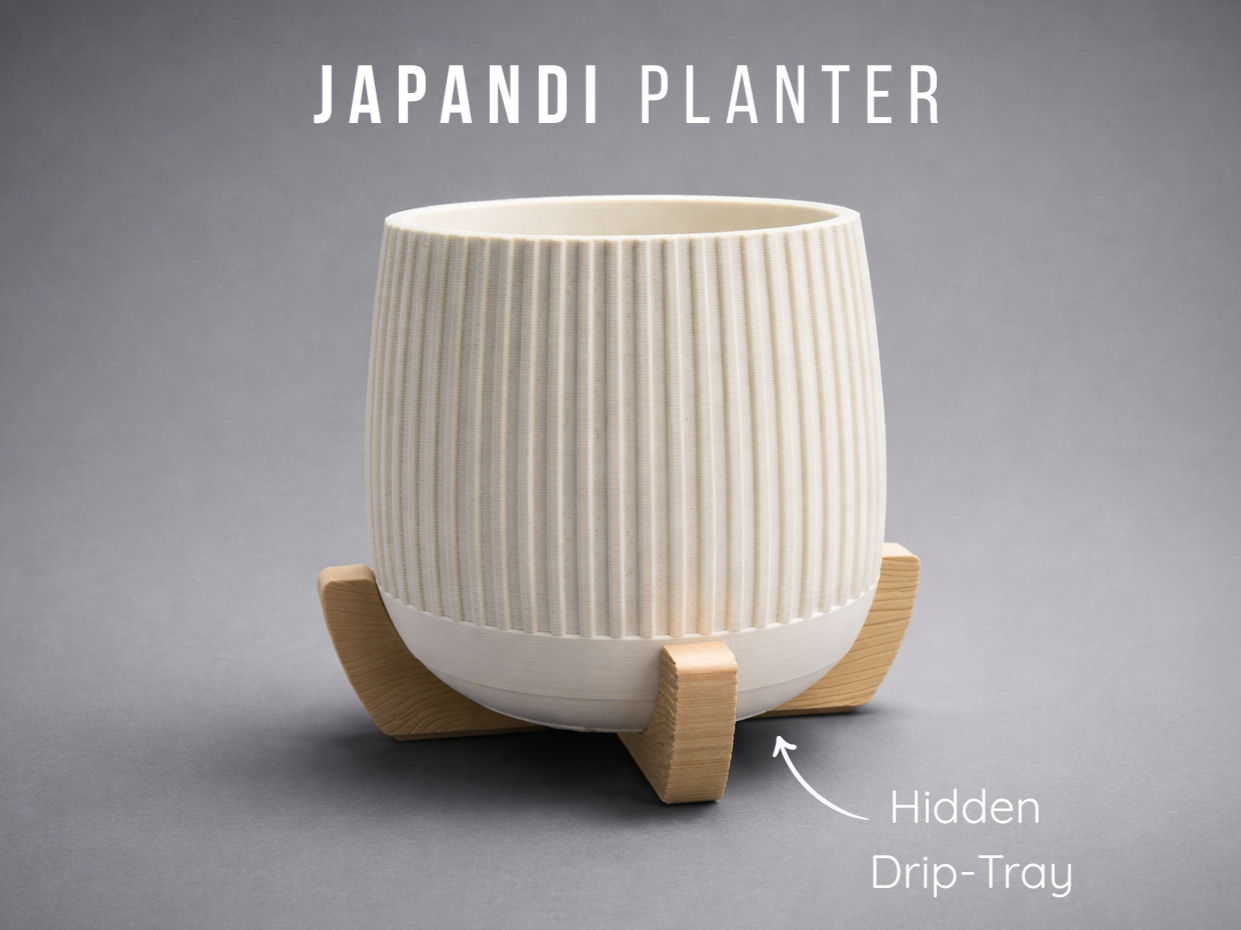 Japandi planta | Falinn dreypibakki + standur