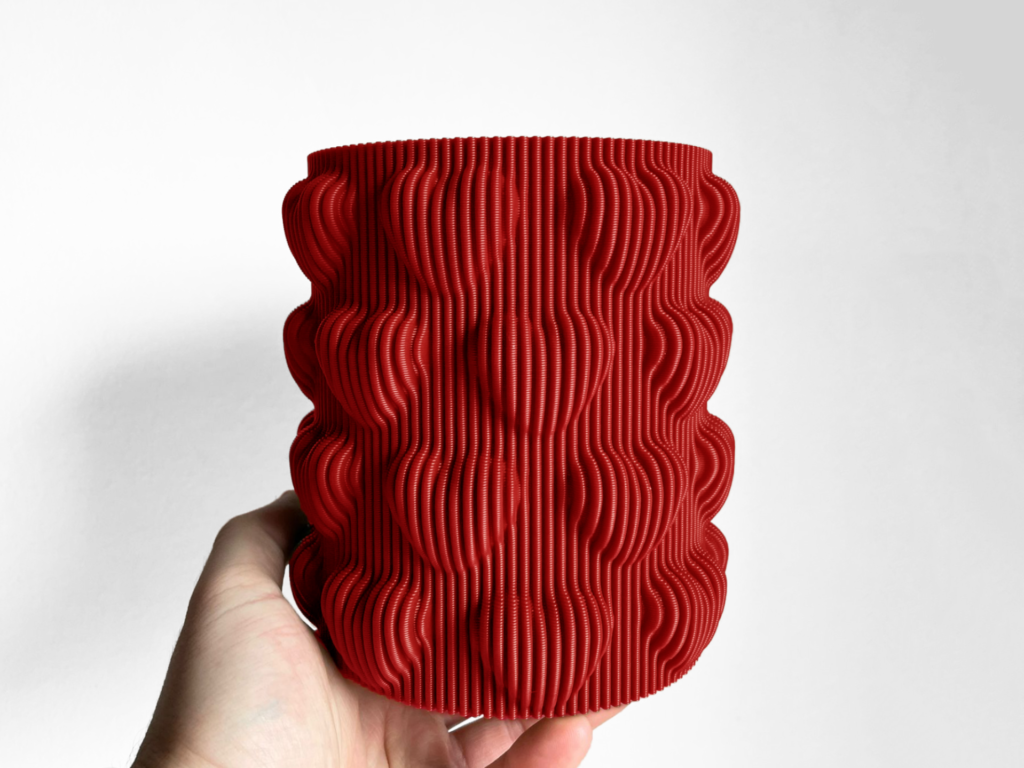 Valentine's Heart Vasi - Chonky Lines