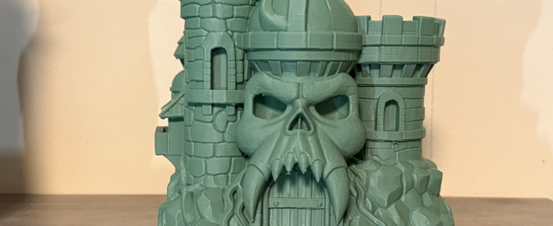 He-Man Castle Grayskull drykkjarhaldari eða gróðursett