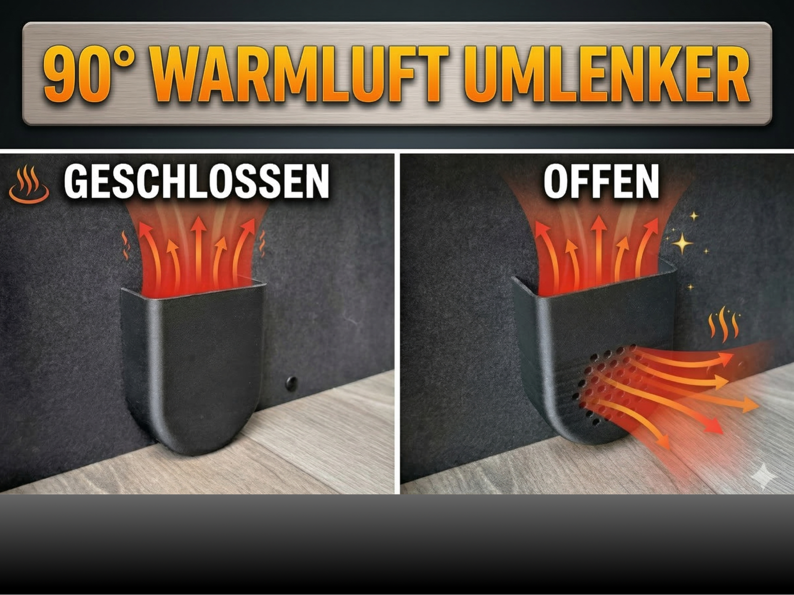 Truma 90° hitaloftsleiðari