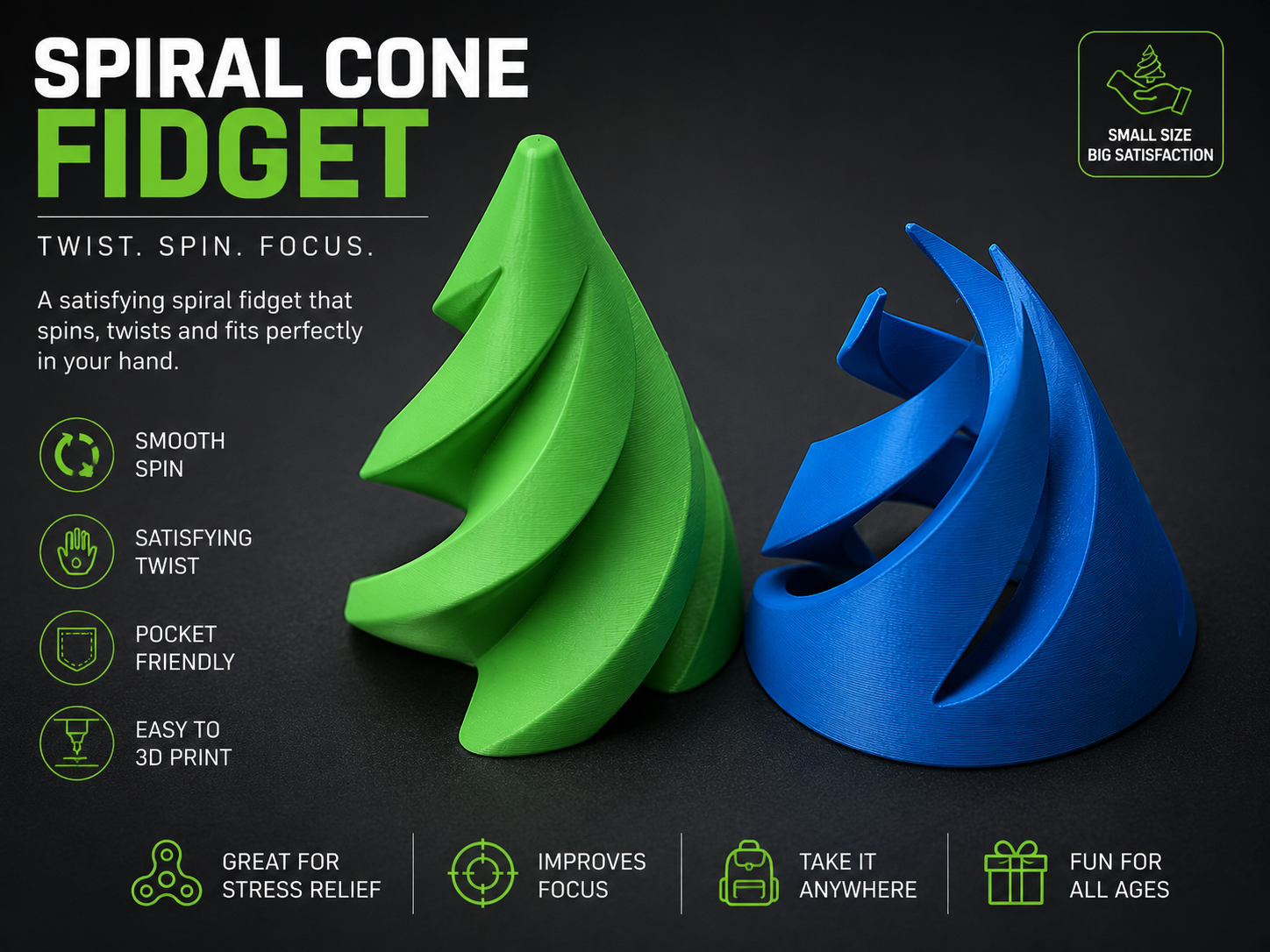Spiral Cone Fidget