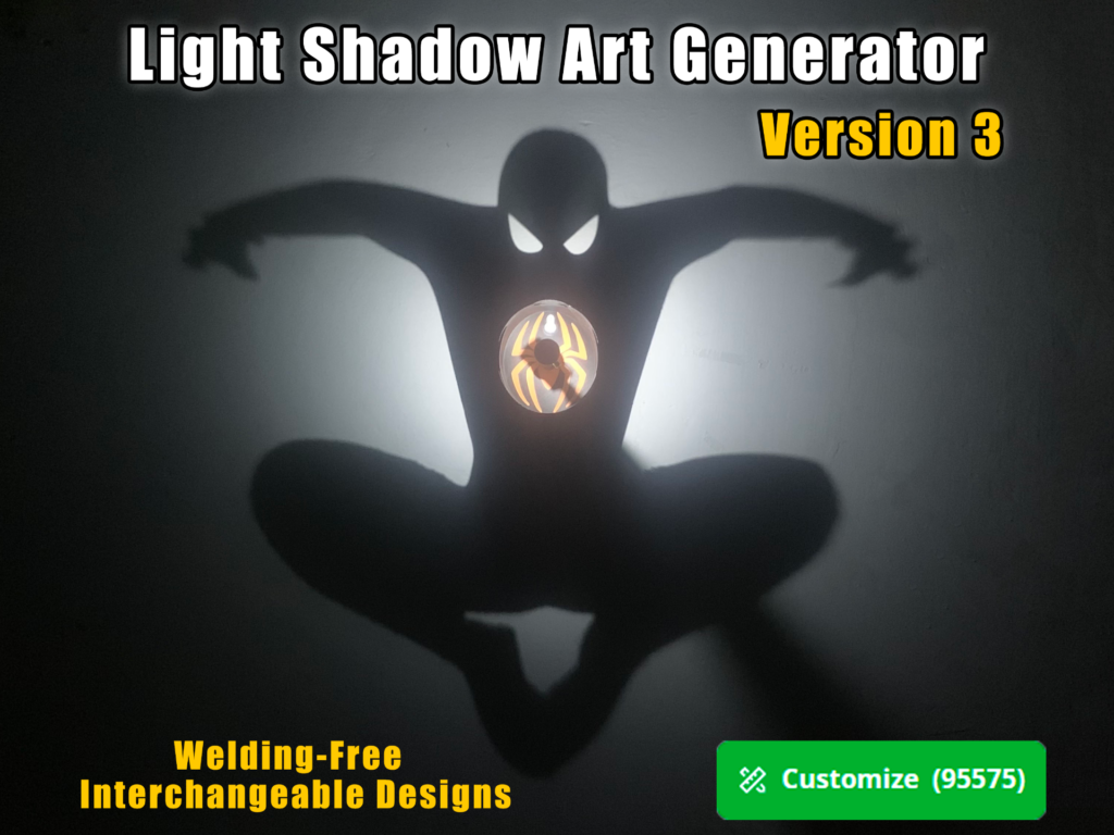 Light Shadow Art Generator (útgáfa 3)