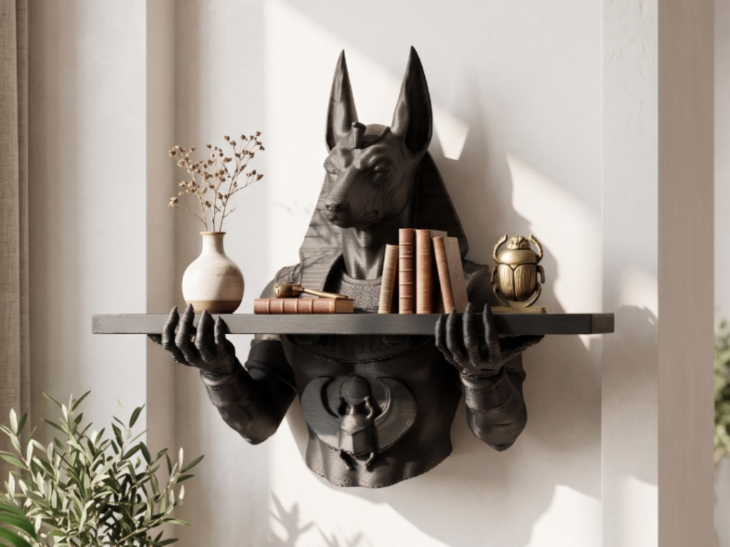Egypski guðinn Anubis vegghilluskjár
