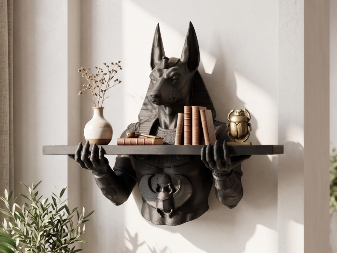 Egypski guðinn Anubis vegghilluskjár