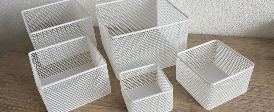 Parametric honeycomb körfur – 12 stærðir + sérsniðnar