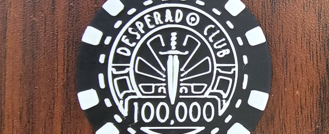 Desperado Club Poker Chip Lyklakeðja